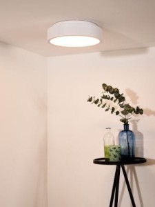 TALOWE nowoczesny biały plafon LED 20W 3000K fi 30cm oprawa przystosowana do ściemniania