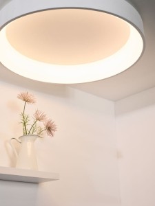 TALOWE nowoczesny biały plafon LED 80W 3000K fi 80cm oprawa przystosowana do ściemniania