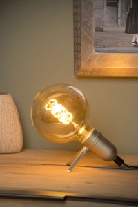 PUKKI nowoczesna lampa stołowa nocna złota 1xE27