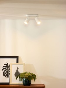 XYRUS LED 2x5W 3000K DIM spot regulowany biały żarówka LED GU10 ściemnialna w komplecie