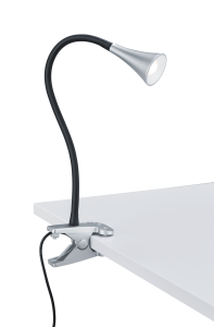 Lampa stołowa Viper tytanowy 1x3W LED R22398187 Reality