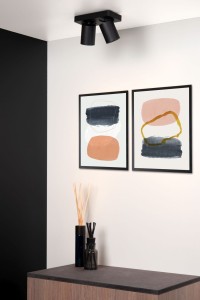 NIGEL LED 2x5W DIM spot regulowany czarny