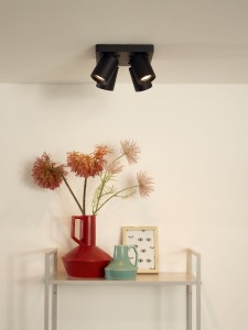 NIGEL LED 4x5W DIM plafon regulowany czarny 