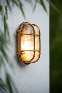 DUDLEY 11891/20/02 oprawa natynkowa zewnętrzna owalna mosiądz E27 retro marynarski