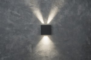 GEMINI BEAMS 5104005118 kinkiet elewacyjny z regulowanym strumieniem światła LED 10W 4000K IP54 ciemny szary