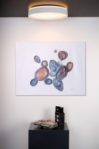 NURIA biały plafon LED 24W 2700K fi 40cm 3 StepDim