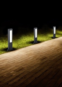 RHINE antracytowy słupek ogrodowy LED 2x5,5W IP54 TRIO 521660242 
