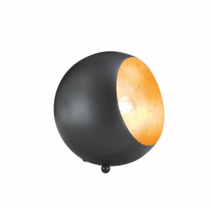 BILLY R50101032 lampa stołowa czarno-złota 1xE14