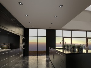 PAMIR 650410132 oprawa podtynkowa kwadratowa czarna LED 5,5W 3000K DIM regulowana