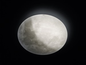 LUNAR 627516000  plafon emitujący fazy księżyca fi 60cm LED 40W 3000K + pilot