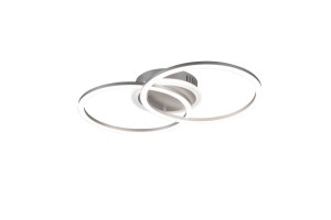 VENIDA lampa sufitowa tytan LED 25W 3000K dwie obręcze