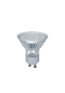 Żarówka MR16 LED 3W GU10 3000K szklana
