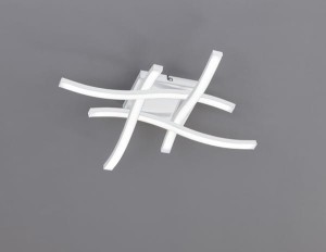 ROUTE plafon białe fale LED 4x5W 4000K 