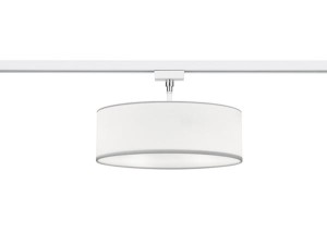 DUOLINE HOTEL 76390201 lampa sufitowa biała fi 30cm do szyn 2-fazowych
