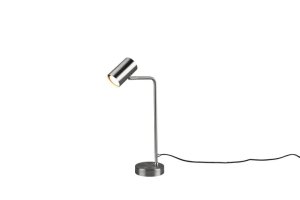 MARLEY 512400107 lampa stołowa biurkowa nikiel mat regulowana 1xGU10