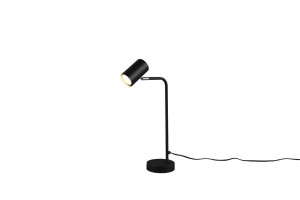 MARLEY 512400132 lampa stołowa biurkowa czarna regulowana 1xGU10