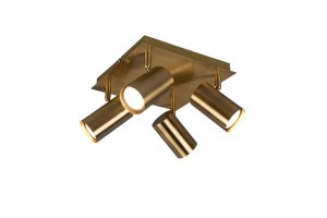 MARLEY 802430404 lampa sufitowa patynowa z regulowanymi tubkami 4xGU10