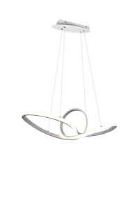 SANSA lampa wisząca biała LED 28W 4000K DIM