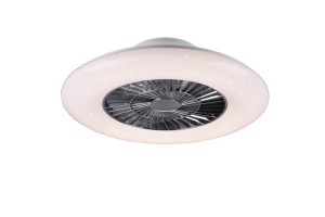 VISBY lampa wentylator LED 38W CCT fi 58cm pilot w zestawie