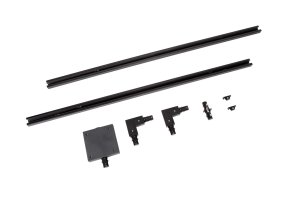 TRACK LUCIDE BASIC SET zestaw startowy podstawowy czarny szyna 1m 2szt + akcesoria do szyn 1-fazowych Lucide