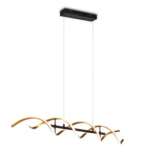 SEQUENCE 341810208 lampa wisząca łańcuch DNA czarny / złoty LED 45W CCT 3stepDIM