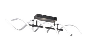 SEQUENCE 641810205 lampa sufitowa łańcuch DNA czarny / srebrny LED 41W CCT 3stepDIM