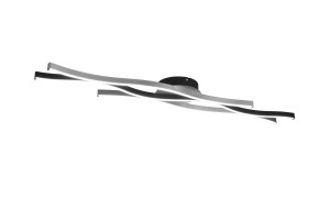 BLAZE 641210305 lampa sufitowa fale czarne i srebrne LED 35W CCT 3stepDim