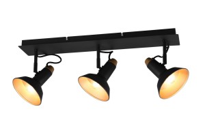 ROXIE 811900332 listwa czarna z retro reflektorkami 3xE14 regulowane