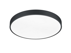 WACO 627415032 czarny plafon fi 49cm LED 52W 2300K/3000K/4000K ściemnialny