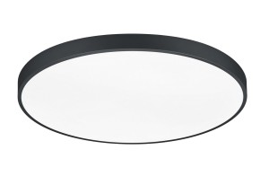 WACO 627417532 czarny plafon fi 75cm LED 102W 2300K/3000K/4000K ściemnialny
