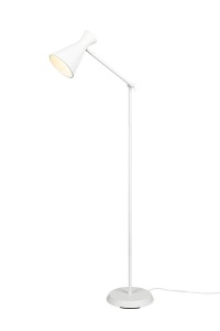 ENZO R40781031 lampa stojąca biała 1xE27 regulowana minimalistyczna