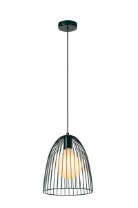 MACARONS lampa druciana zielona fi 24,5cm 1xE27