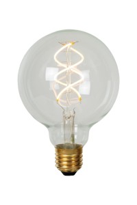 Żarówka LED G95 5W E27 2700K DIM FILAMENT szkło przezroczyste ściemnialna