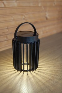 KOZY 6933701330 lampa stołowa czarna lampion solar LED 2,8W 4000K IP44 możliwość ładowania USB