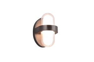 LIMEIRA kinkiet zewnętrzny LED 2x3,5W 3000K IP44 wykończenie czarny mat