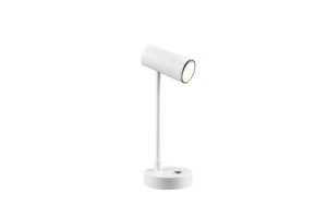 LENNY biała lampa LED 2W CCT ładowana przez złącze USB-C ściemnianie dotykowe zmiana barwy światła
