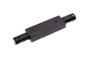 TRACK LUCIDE zasilanie środkowe czarne do szyn 1-fazowych Lucide