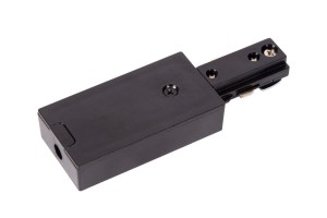 TRACK LUCIDE  zasilanie końcowe czarne do szyn 1-fazowych Lucide