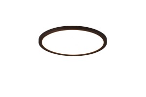 AUREO plafon LED 18W RGB CCT fi 29cm wykończenie czarne pilot w zestawie