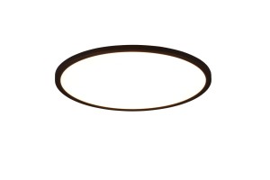 AUREO plafon LED 30W RGB CCT fi 40cm wykończenie czarne pilot w zestawie