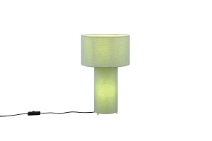 BALE 505200149  zielona lampa stołowa z tkaniny podświetlana podstawa 2xE27