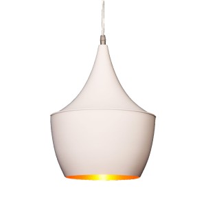 FOGGI 12B lampa wisząca loft biała klosz kielich E27