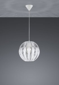 Lampa wisząca Pumpkin biel 1x40W R30473001 Reality