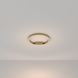RIM LED 25W 3000K lampa sufitowa fi 40cm mosiądz ring