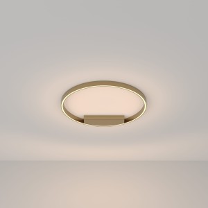 RIM LED 37W 3000K lampa sufitowa fi 60cm mosiądz ring