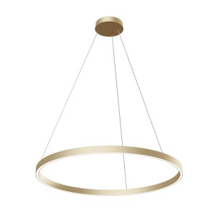 RIM LED 51W 4000K lampa wisząca fi 80cm mosiądz pojedynczy ring