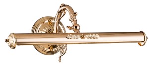 PICASSO klasyczna złota galeryjka ze zdobieniami 2xE14