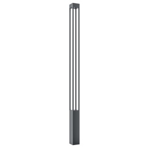 ELBE słupek ogrodowy 2m LED 25W 3000K IP65 grafitowy