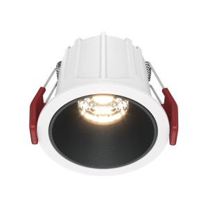 Downlight ALFA LED 10W 3000K DIM biało-czarny okrągły wpuszczany możliwość ściemniania