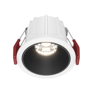 Downlight ALFA LED 10W 4000K DIM biało-czarny okrągły wpuszczany możliwość ściemniania